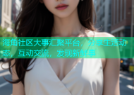 海角社区大事汇聚平台，分享生活动态，互动交流，发现新鲜事