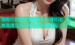 海角社区图片加载慢？一键优化，畅享高清互动，原来是这些原因