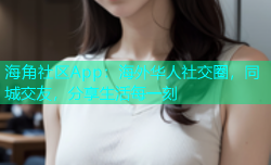 海角社区App：海外华人社交圈，同城交友，分享生活每一刻